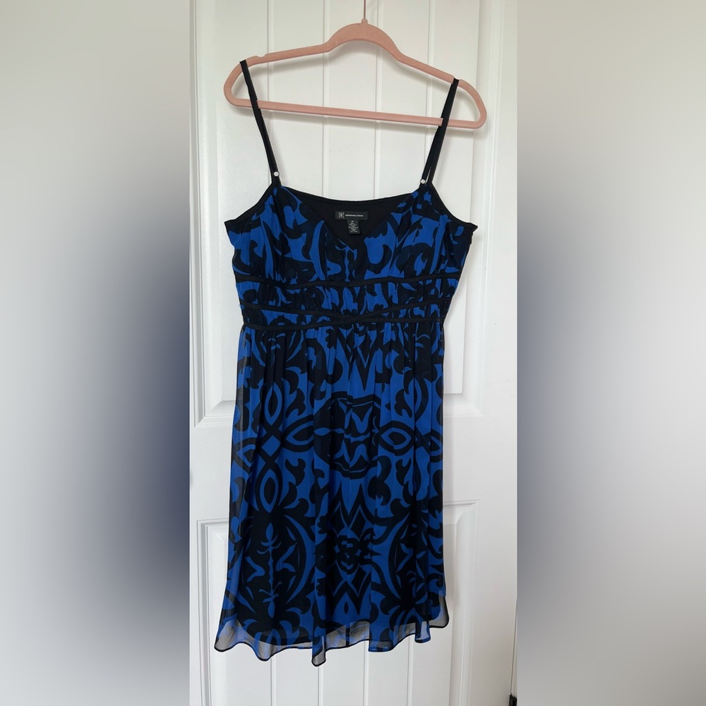 INC International Concepts Blue Sheath Midi Dress - Picture 8 of 8